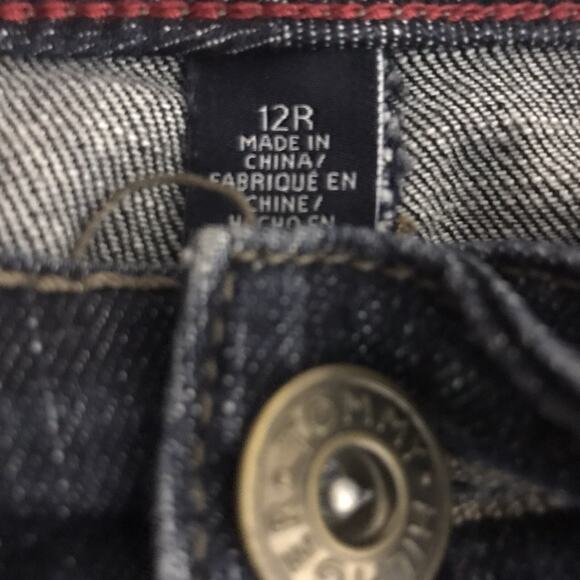 Tommy Hilfiger Jeans Womens 12R Hope Boot Cut Denim Dark Wash High Rise Stretch - Picture 5 of 6